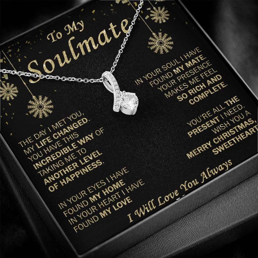 Gift For Your Soulmate Christmas - Meet You - Alluring Necklace