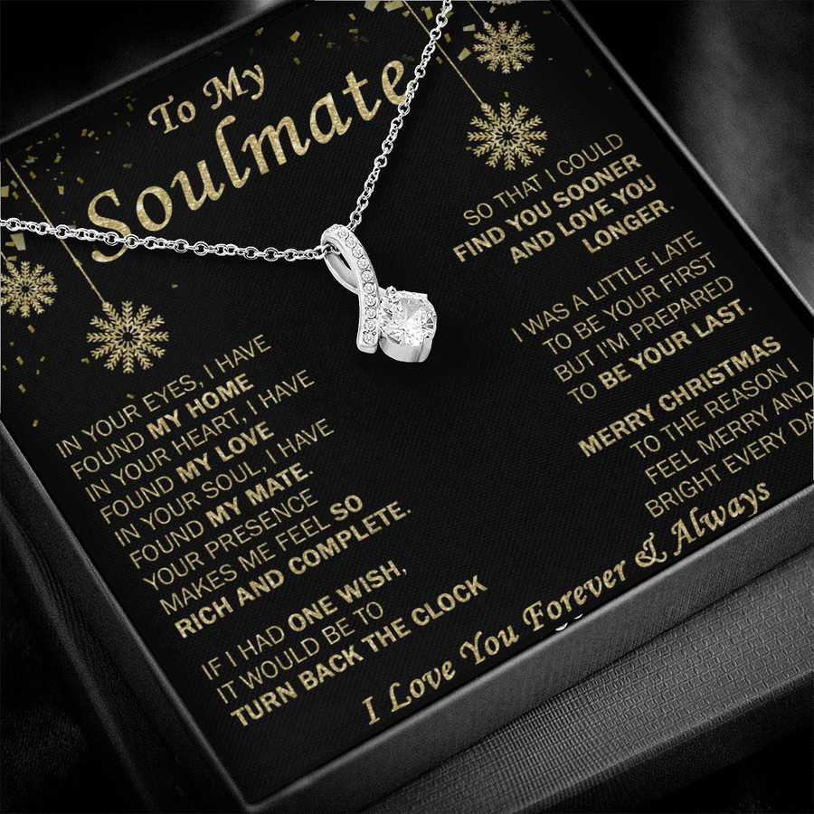 Gift For Your Soulmate Christmas - Merry - Alluring Necklace
