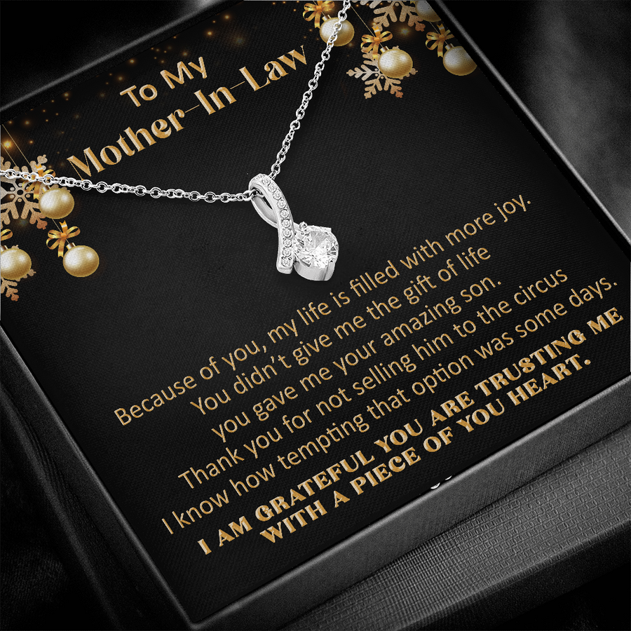 Gift For Mother-in-law Christmas - More Joy - Alluring Necklace
