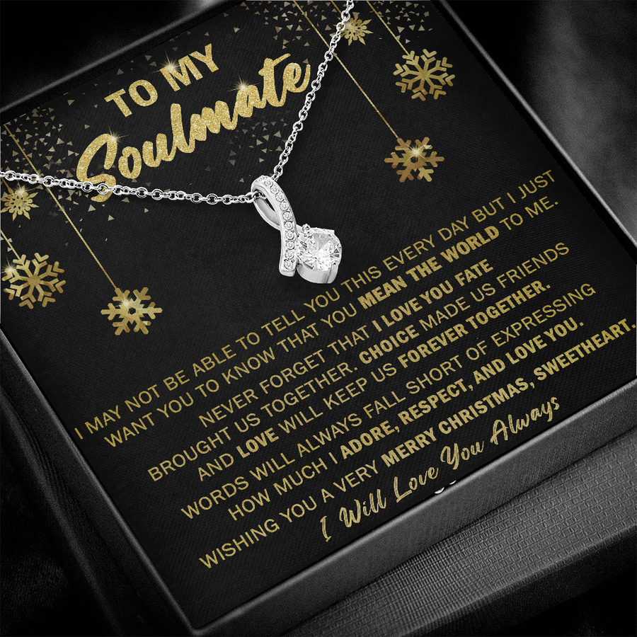 Gift For Your Soulmate Christmas - Respect - Alluring Necklace