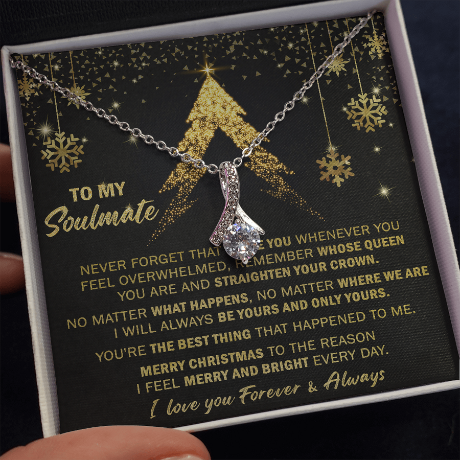 Gift For Your Soulmate Christmas - Merry And Bright - Alluring Necklace