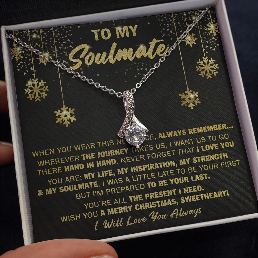 Gift For Your Soulmate Christmas - Always Remember The Present I Need Alluring Beauty Necklace