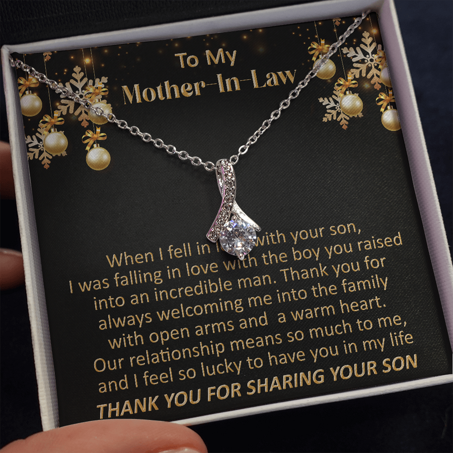 Gift For Mother-in-law Christmas - So Lucky - Alluring Necklace