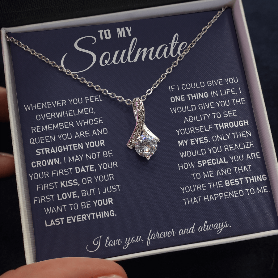 To My Soulmate - Blue Necklace