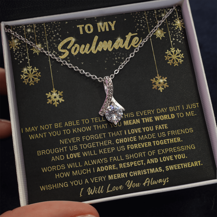 Gift For Your Soulmate Christmas - Respect - Alluring Necklace