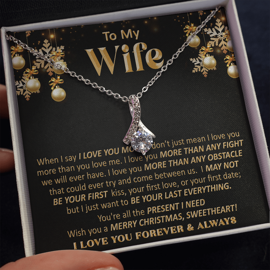 Gift For Wife Christmas - Any Fight - Alluring Necklace