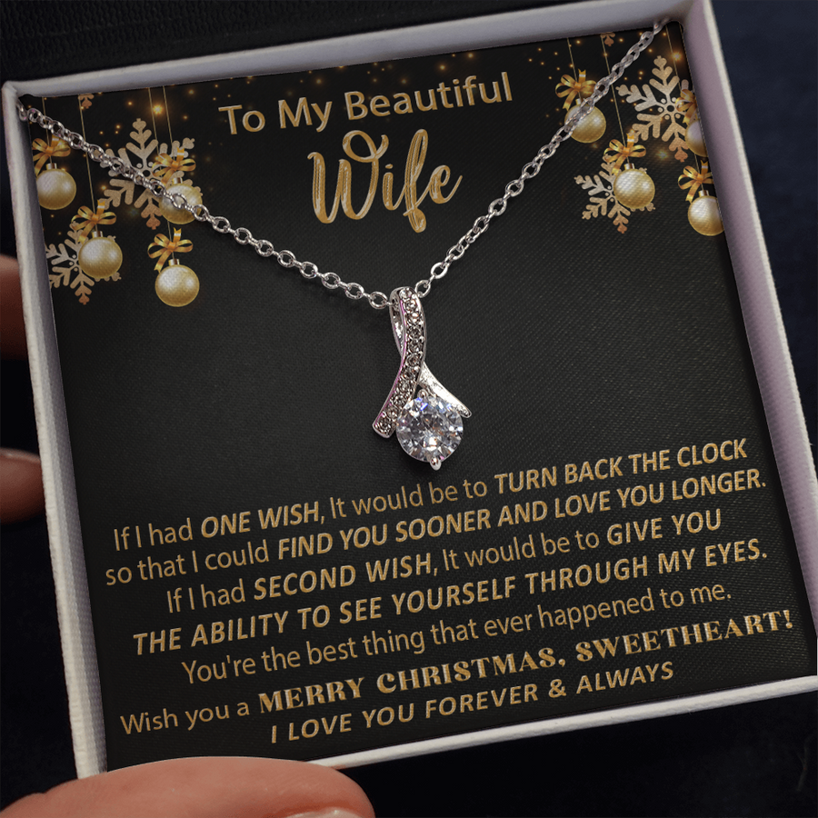 Gift For Wife Christmas - Second Wish - Alluring Necklace