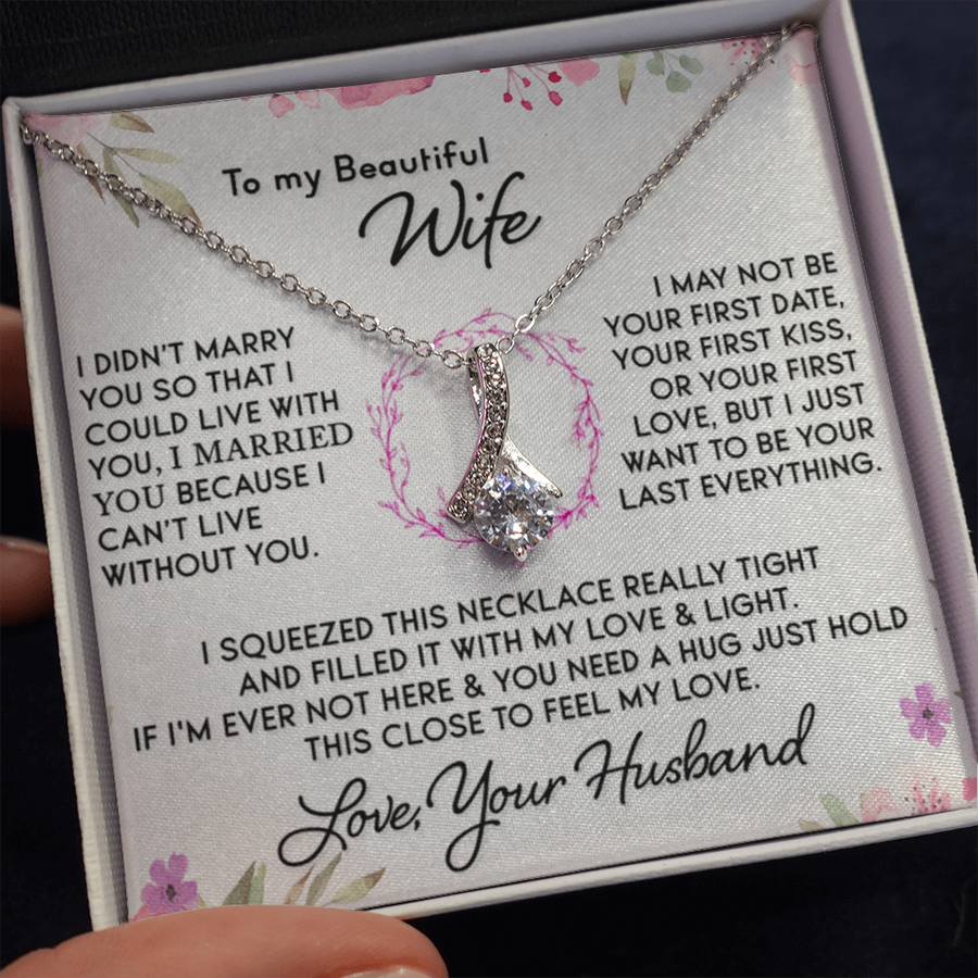 To My Beautiful Wife Necklace