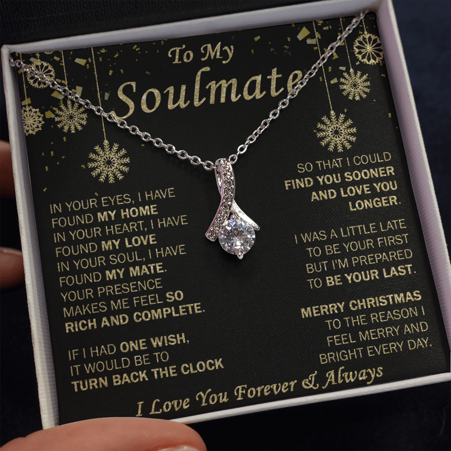 Gift For Your Soulmate Christmas - Merry - Alluring Necklace