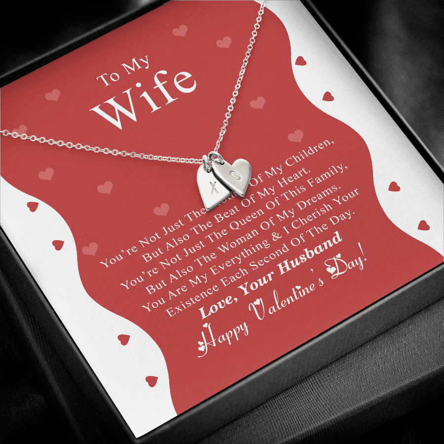 To My Wife Silver Necklace
