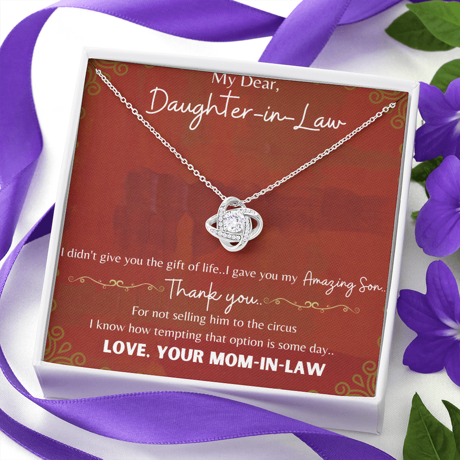 Daughter In Law Necklace Gift, Daughter In Law Gift For Christmas, Daughter In Law Gift, Wedding Gift For Daughter In Law, Birthday Gift