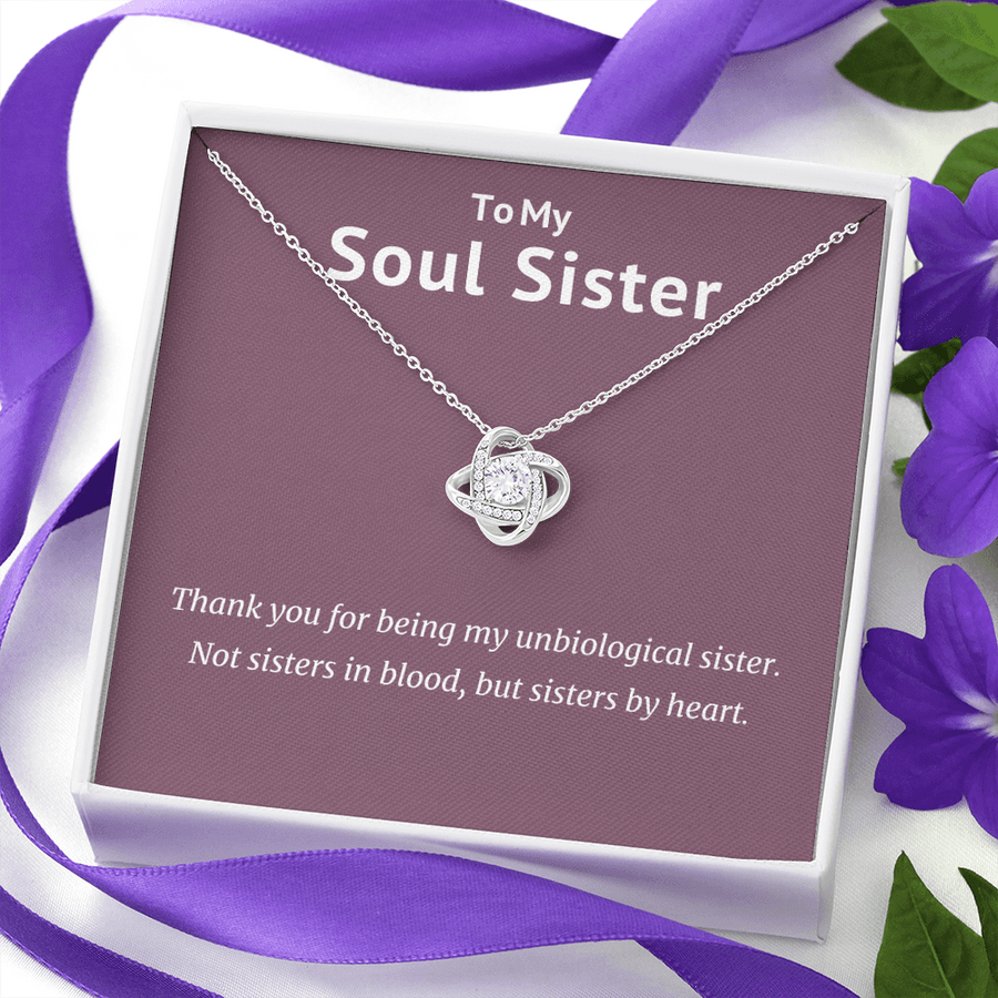 Soul Sister Gift, Soul Sister Necklace, Best Friend Jewelry, Special Friend Gift, To My Soul Sister & Best Friend, Best Friend Thank You Gift For Friend Christmas Gifts
