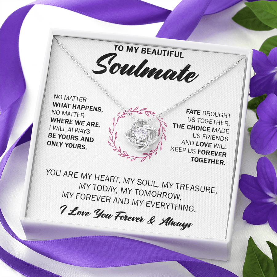 Gift For Your Soulmate - The Choice - Love Knot Necklace