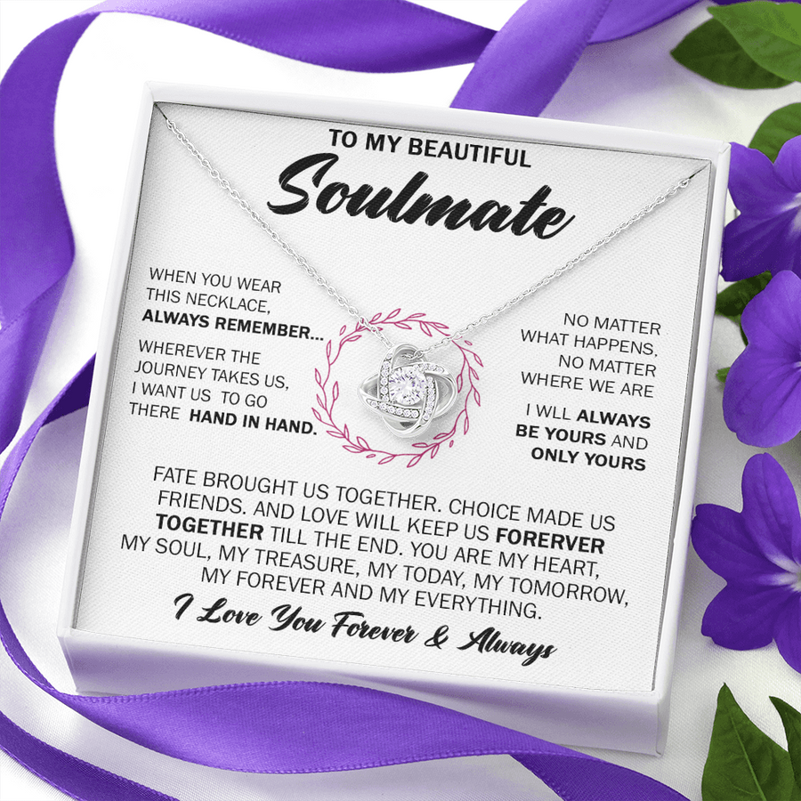 Gift For Your Soulmate - My Today - Love Knot Necklace
