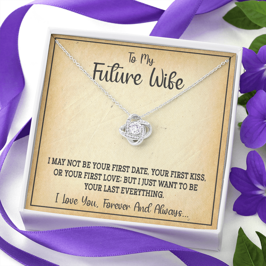 To My Future Wife Necklace, Forever And Always Necklace, Future Wife Gift, Engagement Gifts For Fiancé, Future Wife Jewelry, Heart Necklace