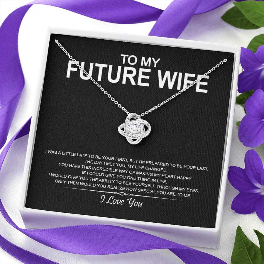To My Future Wife Necklace, Wife Christmas Gift, Wife Christmas Gift From Husband, Wife Christmas, Gift for Wife, Necklace for Wife - Valentines Day Gift for Her