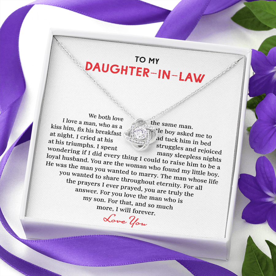 To My Daughter-in-law, Gift for Daughter-in-law, Daughter-in-law Necklace, to My Future Daughter-in-law, Wedding Gift