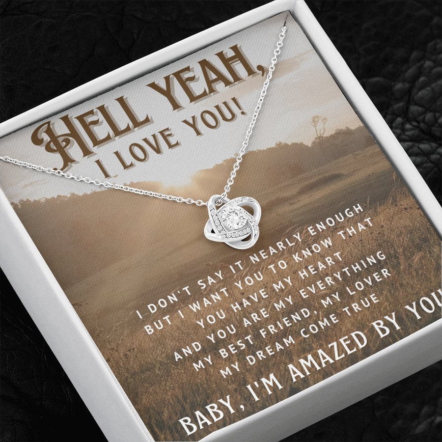 Hell Yeah, I Love You - Necklace Gift Set