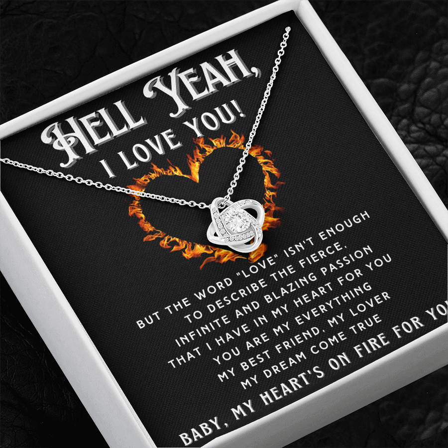 My Heart's On Fire For You - Necklace Gift Box