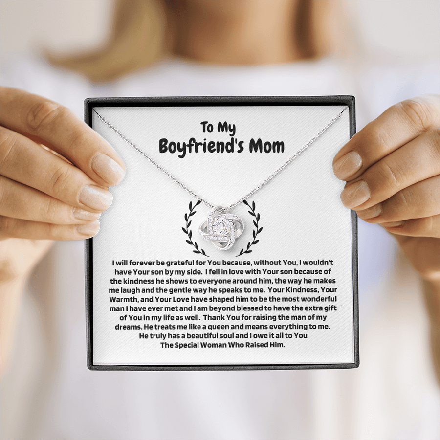 Luxury Love Knot Necklace for Boyfriend's Mom