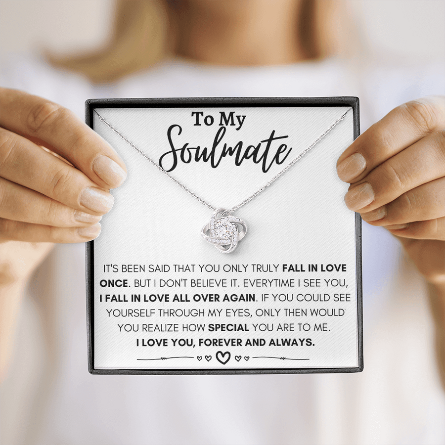 To My Soulmate ? - Love Knot Necklace