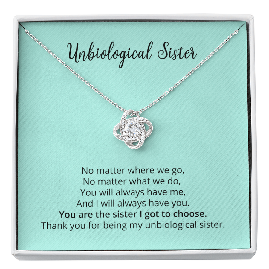 Unbiological Sister Necklace * Soul Sister * Sorority Sister * Sister in Law * Best Friend Forever Necklace