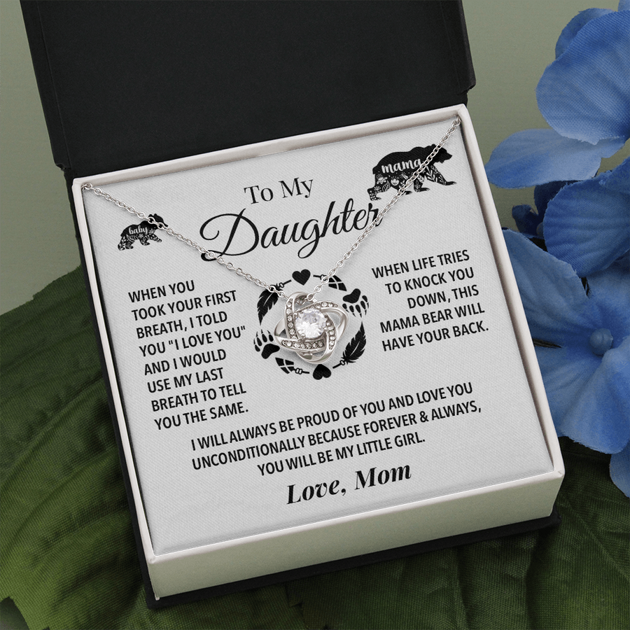 Daughter Mama Bear Necklace