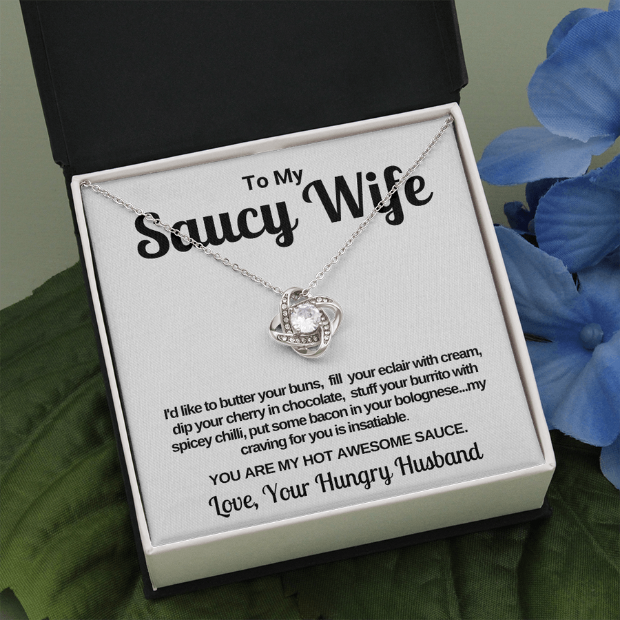 To My Saucy Wife Necklace Gift