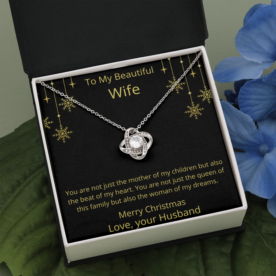 Love Knot Christmas Necklace BLA1