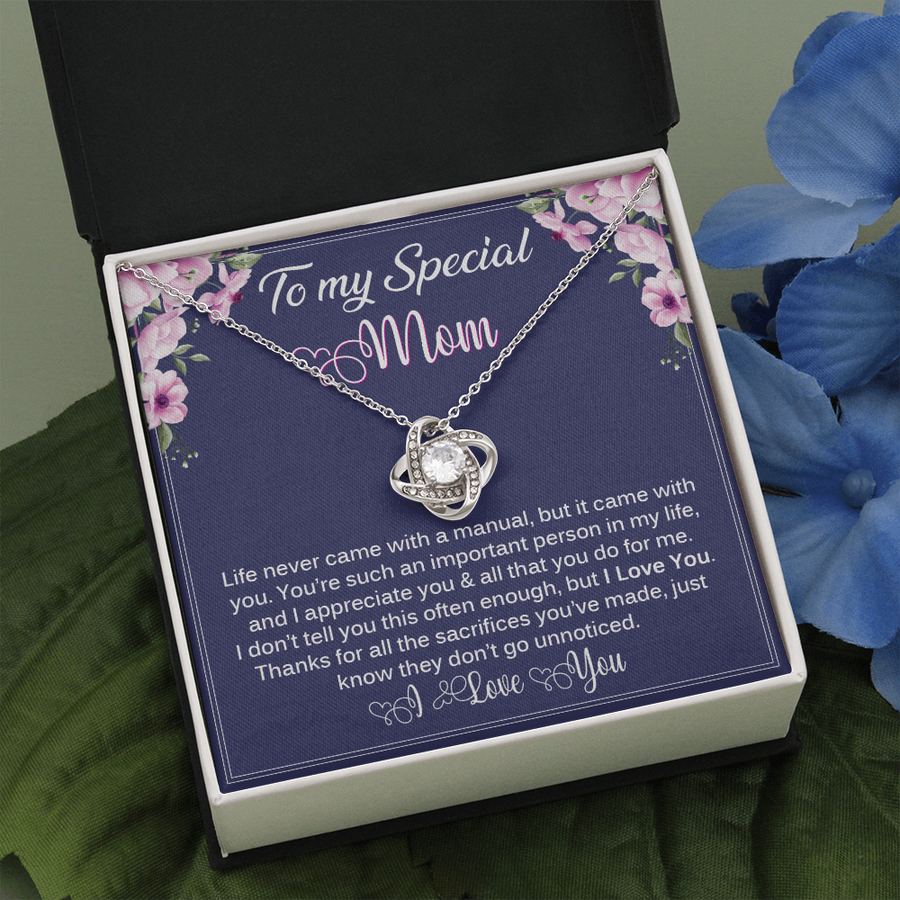 Love Knot Necklace for Special Mom