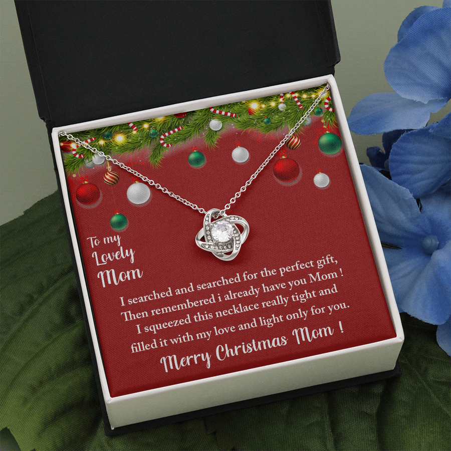 mom Merry Christmas Necklace