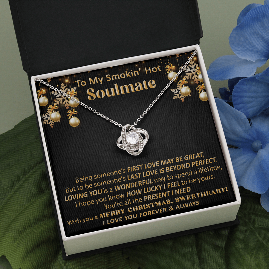 Gift For Wife Christmas - Last Love - Love Knot Necklace