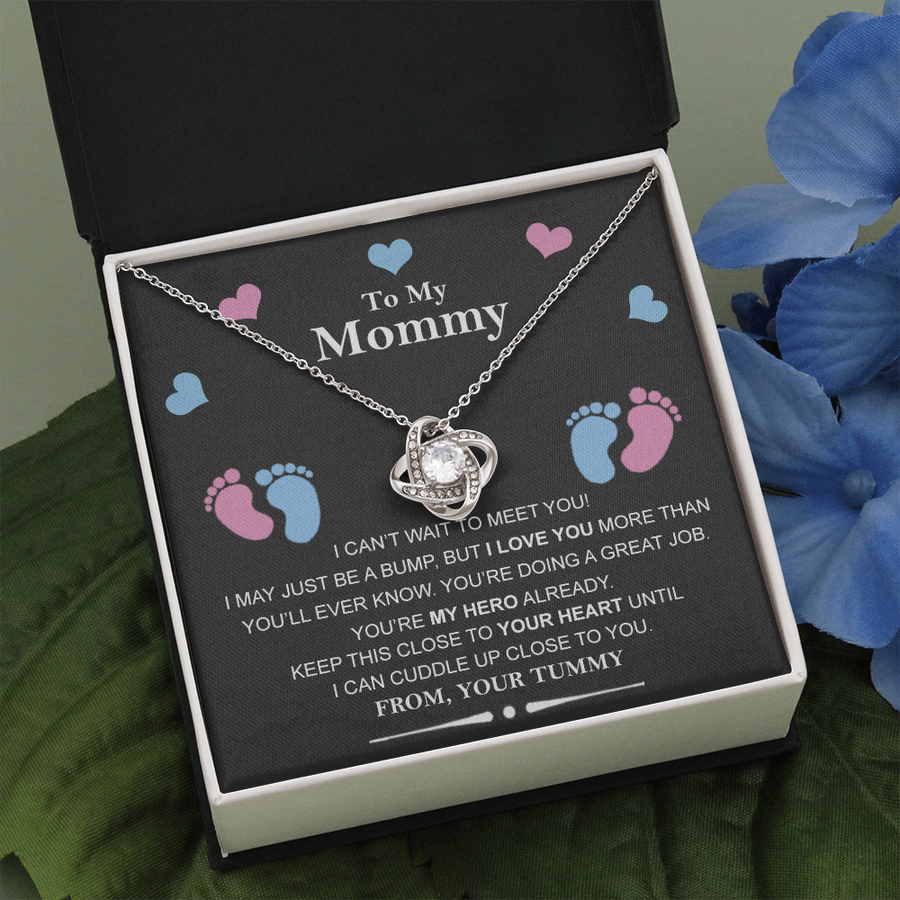 To My Mommy Necklace - Gifts For Expecting Mothers