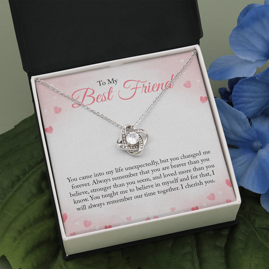 To My Best Friend - Love Knot Necklace