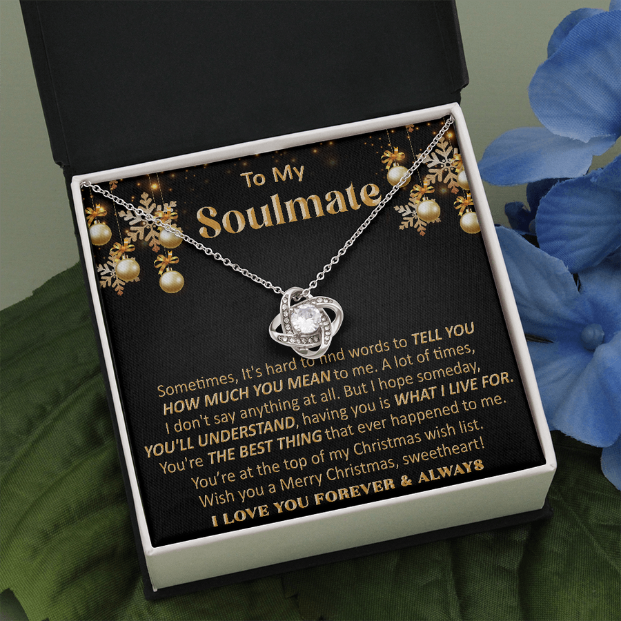 Gift For Your Soulmate Christmas - Wishlist - Love Knot Necklace