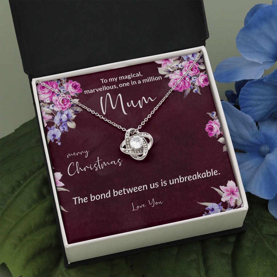 Christmas Gift Necklace for Mom | Luxury LED Gift Box