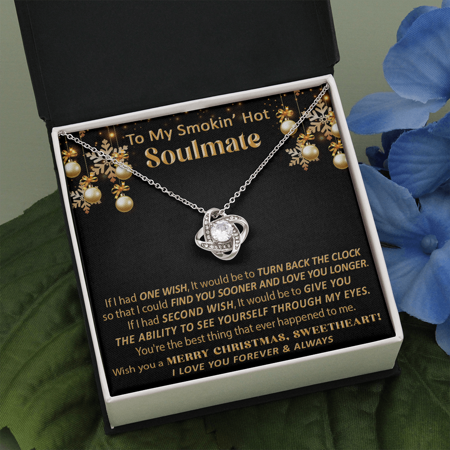 Gift For Your Soulmate Christmas - Second Wish - Love Knot Necklace