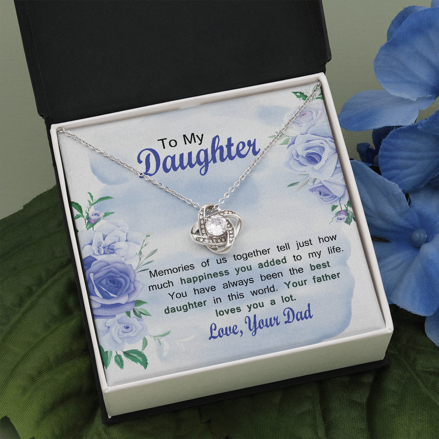 To My Daughter necklace - Daughter Gifts from Dad