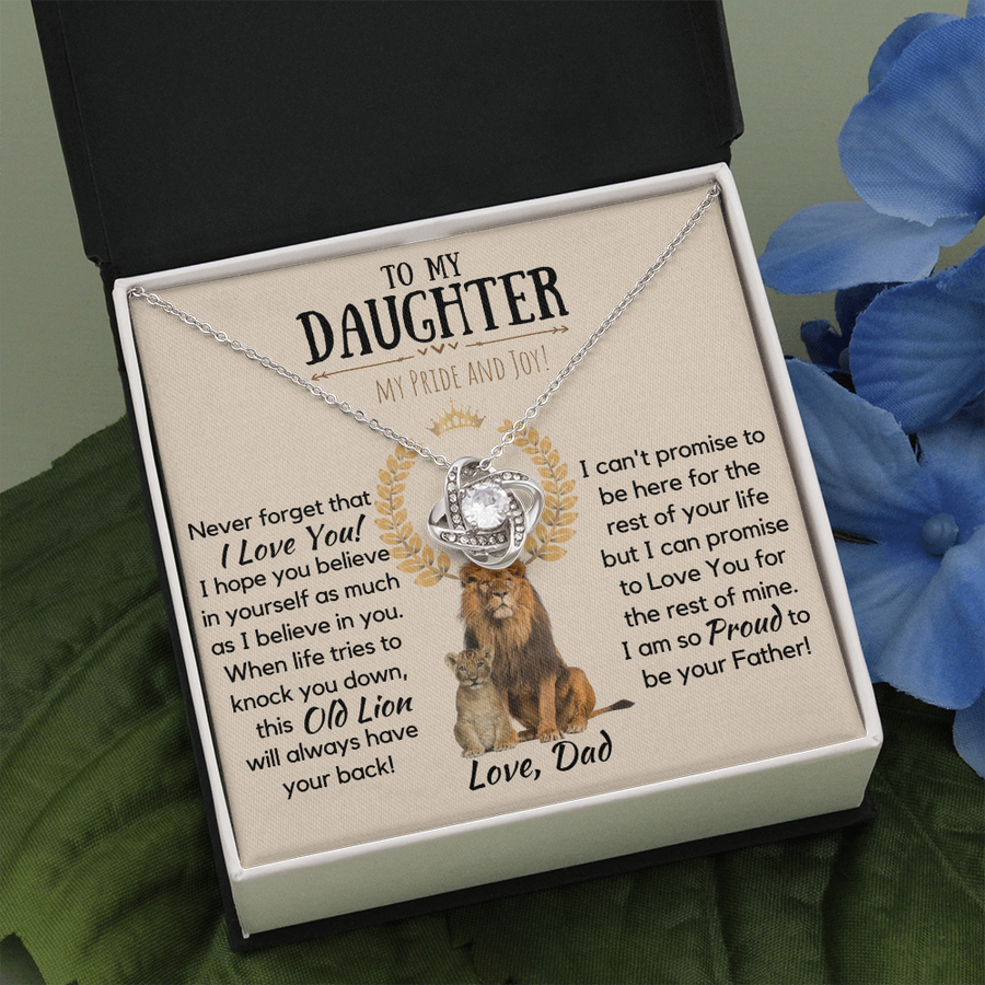 To My Daughter(s) - So Proud of you, Love Dad Necklace