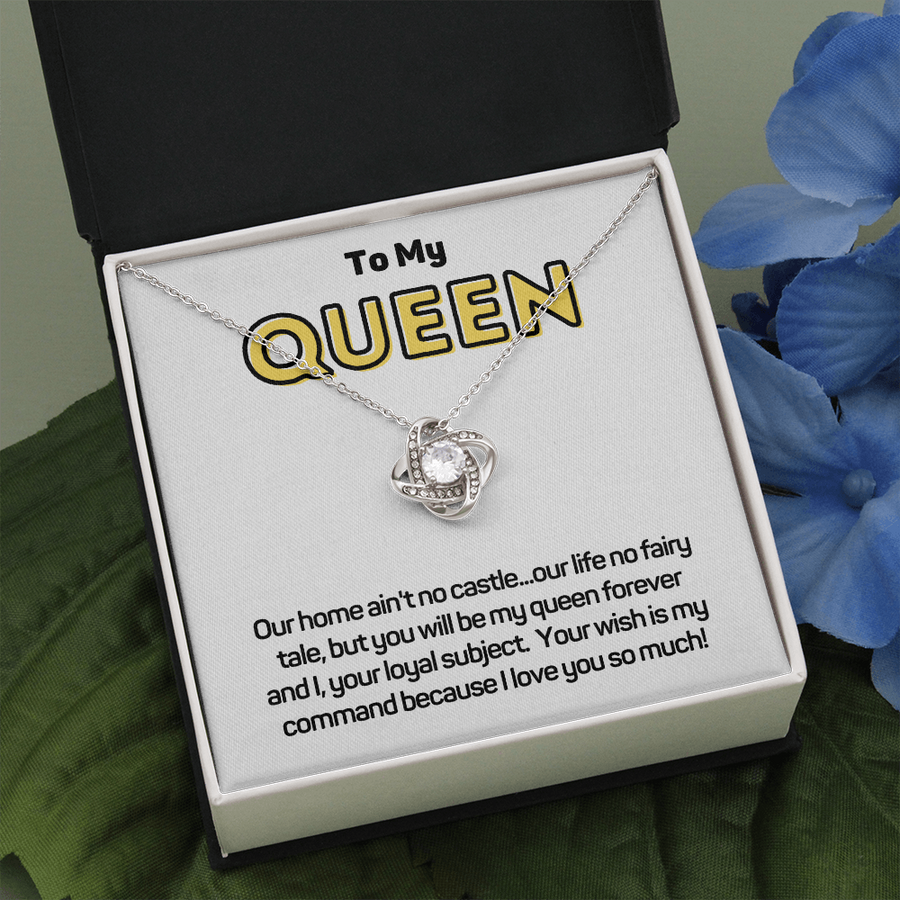To My Queen Wife Necklace Gift from Husband