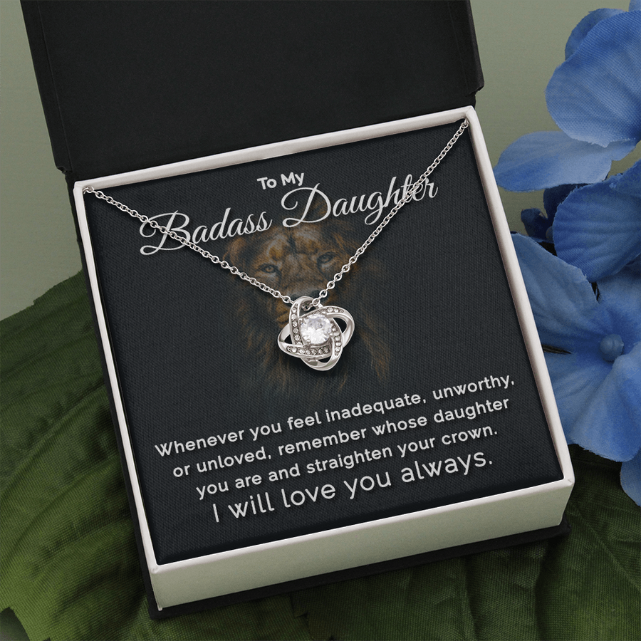(Almost Sold Out) To My Badass Daughter Necklace