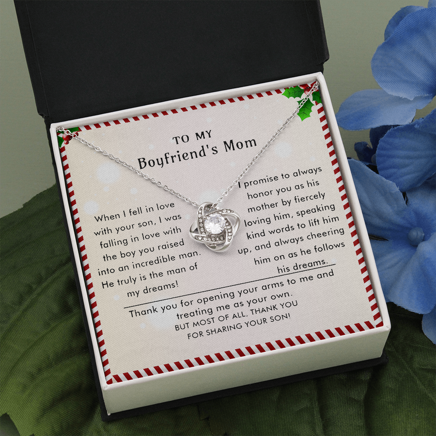 Love Knot Necklace Gift to my Boyfriend's Mom