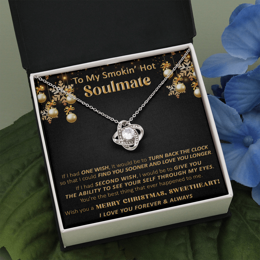 Gift For Your Soulmate Christmas - Sweetheart - Love Knot Necklace