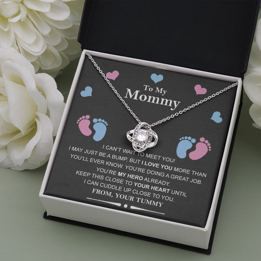 To My Mommy Necklace - Gifts For Expecting Mothers