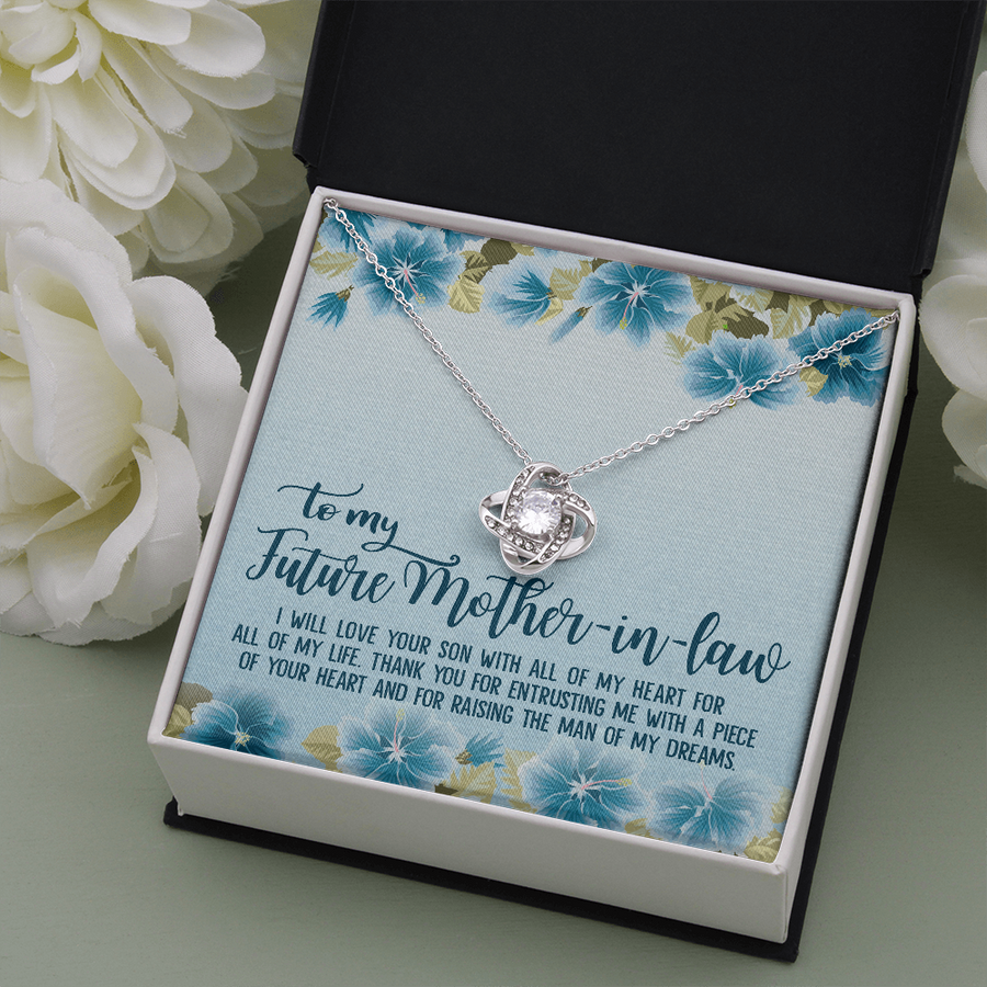 Love Knot Necklace for Future Mother in Law Christmas Gift to My Future Mother-in-law Gift for Mother's Day Present for Mil Birthday Gift