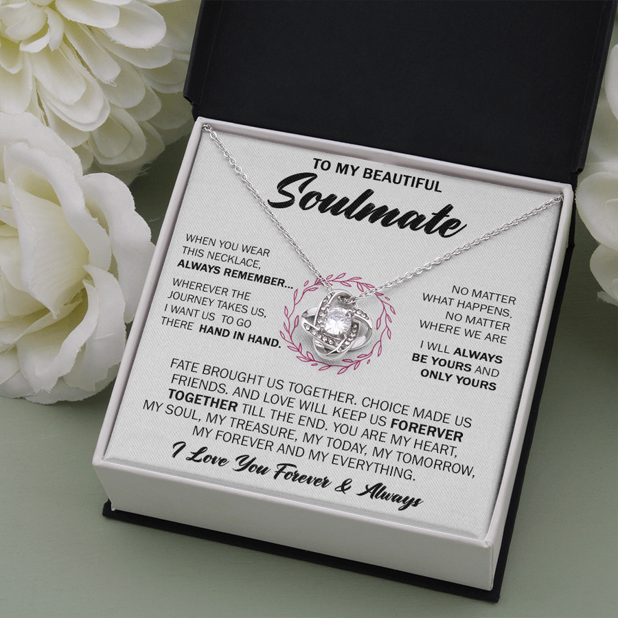 Gift For Your Soulmate - My Today - Love Knot Necklace