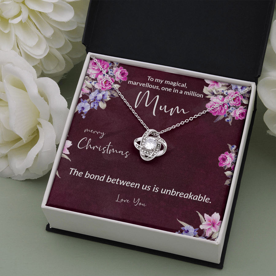 Christmas Gift Necklace for Mom | Luxury LED Gift Box