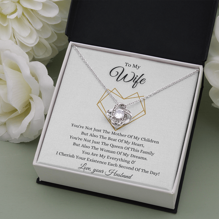 To My Wife - Love Knot Necklace