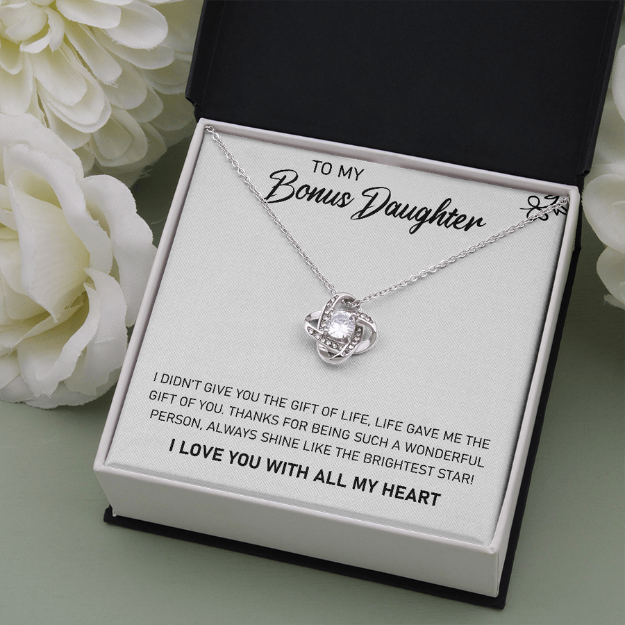 To My Bonus Daughter Necklace