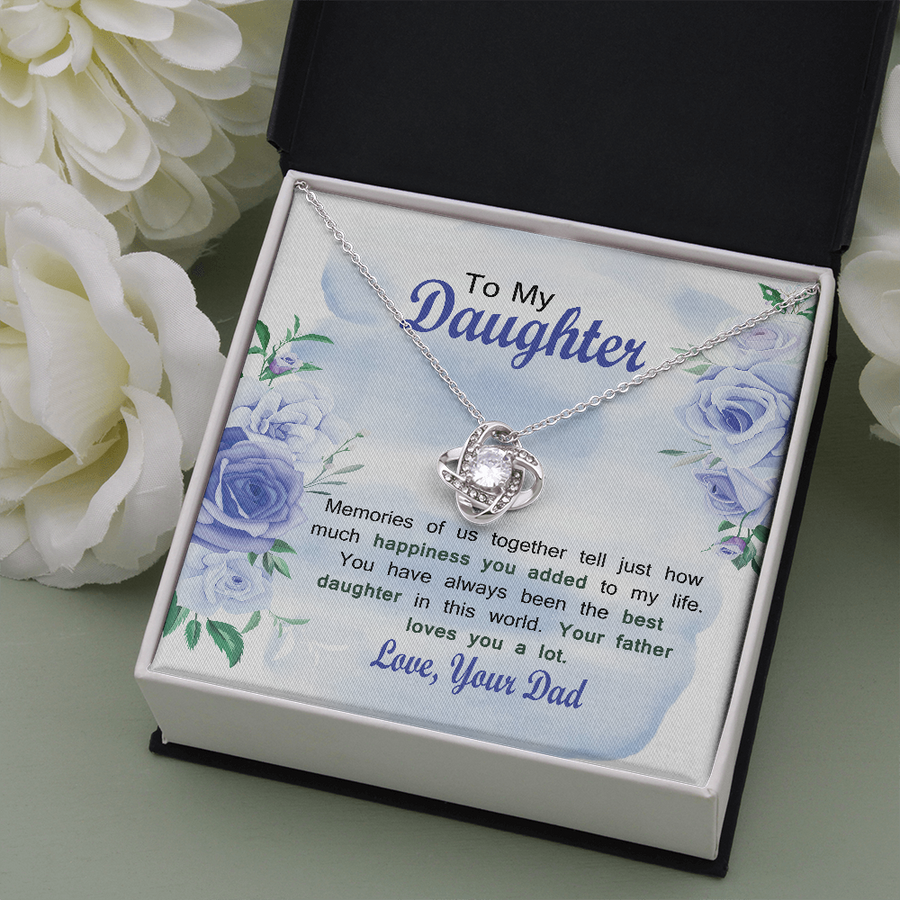 To My Daughter necklace - Daughter Gifts from Dad